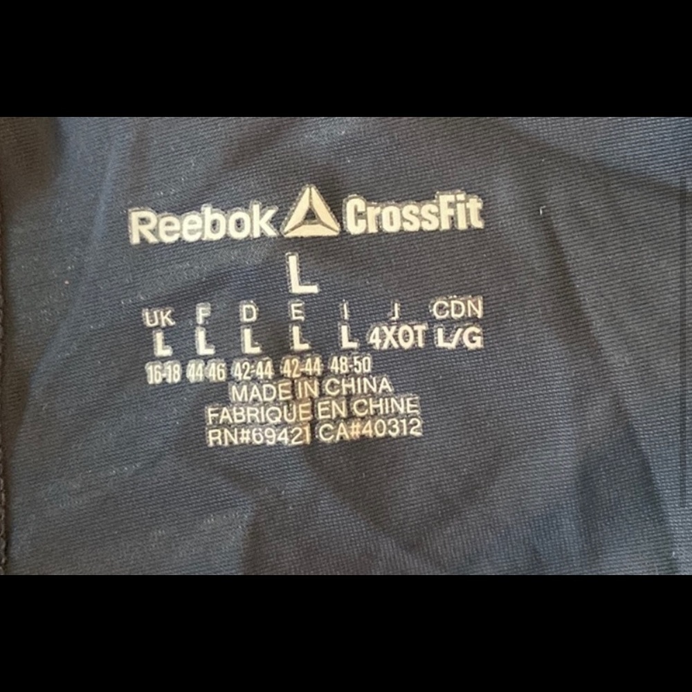 Reebok CrossFit Women's Navy Blue Speedwick Control Compression Tights Z78191 - Picture 7 of 9